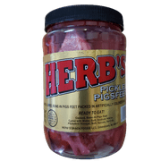 Herb's Pickled Pigs feet 16 oz Jar
