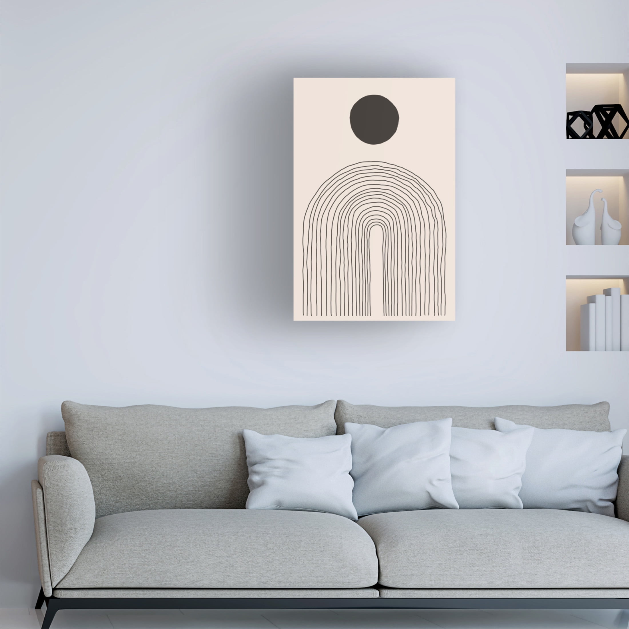 Trademark Fine Art jay stanley Minimal Design Set 9 Canvas Wall Art
