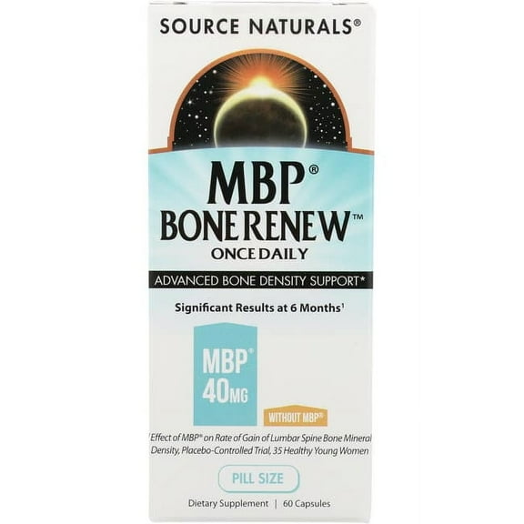 Source Naturals Mbp Bone Renew Advanced Bone Density Support 60 Capsules