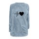 thumbnail image 4 of Puntoco Blusa de manga larga cálida con cuello redondo y bolsillo holgado de invierno para mujer Puntoco Puntoco-2299, 4 of 4