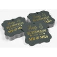 thumbnail image 4 of Inkdotpot Hugs & Kisses From The Wedding Bottle Tag Real Gold Foil Favor Bracket Shape Hang Tags Pack Of 100, 4 of 7