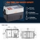 thumbnail image 4 of Refrigerador de coche VEVOR, frigorífico de coche de 12 voltios, congelador portátil de doble zona de 48 QT/45 L, rango ajustable de -4°F-50°F, compresor de 12/24 V CC y 100-240 V CA, 4 of 8