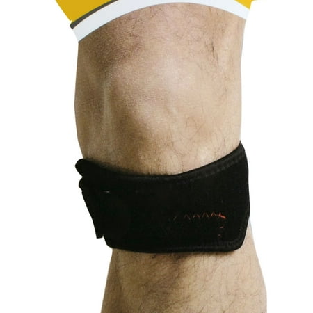 Unique Bargains Detachable Exercise Patellar Tendon Knee Brace Strap Knee Support