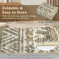 thumbnail image 4 of Hasoo Taupe Rugs for Living Room Washable 4x6 Area Rugs Moroccan Style Carpet Boho Bedroom Dining Room Throw Indoor Carpet, 4 of 6
