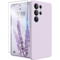 thumbnail image 1 of SHILIU-for Samsung S25 Ultra Case, Liquid Silicone Case with Camera Protection with Microfiber Lining Shockproof Phone Case Cover for Samsung S25 Ultra 6.9 inch, Light Purple, 1 of 4