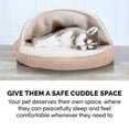 thumbnail image 4 of Cama Ortopédica Furhaven Crema con Manta de Sherpa y Gamuza para Mascotas, 4 of 12