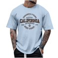 thumbnail image 3 of ZZHZGZ Mens 4Th of July Shirt Men T Shirts Graphic Men's Summer Casual Letter Print Short Sleeve T Shirt Xxl, 3 of 3