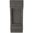 thumbnail image 2 of Ekena Millwork 3 1/4"W x 4"D x 8"H Diane Recessed Wood Vintage Decor Corbel, Reclaimed Grey, 2 of 6