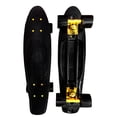 thumbnail image 2 of JS Roller Patineta penny board de 22 pulgadas para niños, adultos con llantas de goma y superficie antiderrapante black gold, 2 of 2