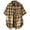 Yellow, variant on Plaid Shirts for Men Short Sleeve, Button Down Shirt Casual Tops, Green