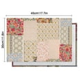 thumbnail image 5 of Pioneer Flower Floral Print Pattern Summer Placemats Table Placemats Set Of 6-Linen Kitchen Washable Placemats Table Mats 12x18 Inch Non-Slip Heat Resistant, 5 of 5
