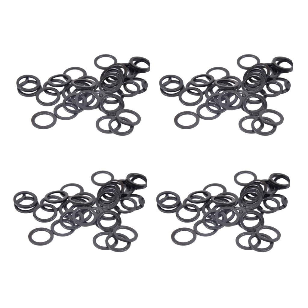 400 Packs Black Skateboard Truck Axle Speed Washer Speed Ring Bearing