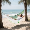 thumbnail image 5 of Hanging Hammock Portable Travel Camping For Outdooor Beach Camping Hiking Long Green Grass, 5 of 8