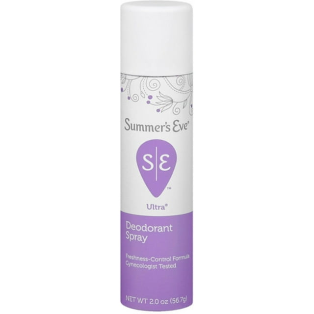 Summer's Eve Feminine Deodorant Spray Ultra Extra Strength 2 oz (Pack