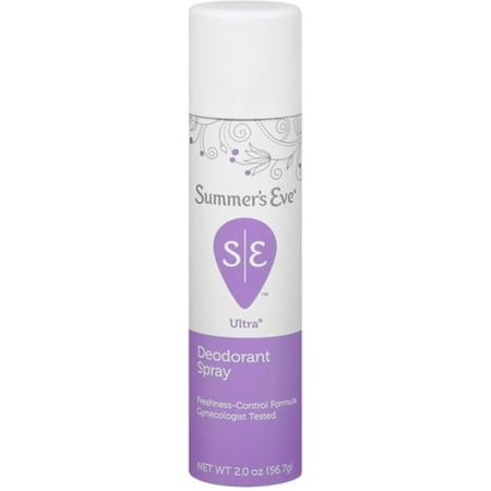 Summer's Eve Feminine Deodorant Spray Ultra Extra Strength 2 oz (Pack of (Best Extra Strength Deodorant)