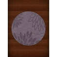 thumbnail image 2 of Dalyn Dover Area Rug DV17 Dv17 Viola Floral Leaves 4' x 4' Round, 2 of 2