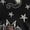 Black, variant on Halloween Pajamas Sets for Women 2 Piece Satin Pumpkin Print Button Short Sleeve 2 Piece Loungewear Halloween Printed Pajamas for Women