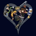 thumbnail image 2 of Men's Kingdom Hearts 3 Ready to Fight  Graphic Tee Navy Blue 2X Large, 2 of 5