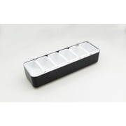 7110-Black Condiment Caddy Plastic