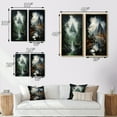thumbnail image 4 of Designart "Monochrome Enigma of the Pyramid" Egypt Framed Wall Art Set Of 2 - Green Landscapes Gallery Wall Frame Set For Home Decor, 4 of 7
