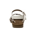 thumbnail image 4 of Nanette Lepore  Sandals with Double Buckle for Toddler Girls, White, 7, 4 of 7