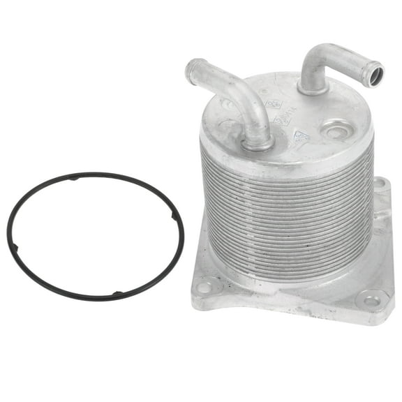 Unique Bargains 1 Pc Engine Oil Cooler for Nissan Rogue 2008-2013 Transmission Oil Cooler Trans Cooler with 1 Pcs O-ring Seals No.216063TX0A Silver Tone