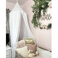 thumbnail image 2 of Xceedez Chiffon Bed Canopy, Children's Room Insect Protection Screen Decorative Breathable Mosquito Net White, 240 X 60 X 400 (lower Circumference) Cm, 2 of 5