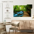 thumbnail image 5 of Elephant Stock Boardwalk In The Forest Wall Art - Horizontal Canvas Wall Art - Living Room Wall Decor - Nature Canvas - Brown And Blue Decor - 30" x 20", 5 of 8