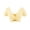 Yellow, variant on Women's Casual Short Sleeve Crop Tops V Neck Twist Front Ribbed T Shirts Yellow M