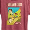 thumbnail image 3 of Luca - La Grande Corsa Postcard - Women's Short Sleeve Graphic T-Shirt, 3 of 5