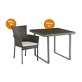 thumbnail image 1 of Set de Mesa de Comedor + 4 Sillas Tipo Ratán Apta para Exterior, Modelo Noa, 1 of 5