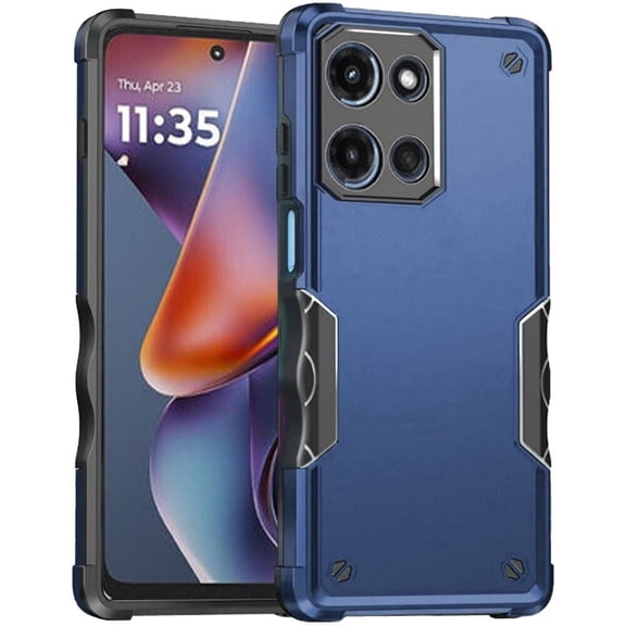 For Motorola Moto G 5G 2025 XT2513V Slim Shockproof Hybrid Cover Cellphone Case - Exquisite Blue