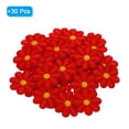 thumbnail image 3 of Uxcell Flower Iron-on Patches Embroidered Sew Flower Patch for Clothing Repair Backpack 3.54x3.54" 30 Pcs Red, 3 of 7