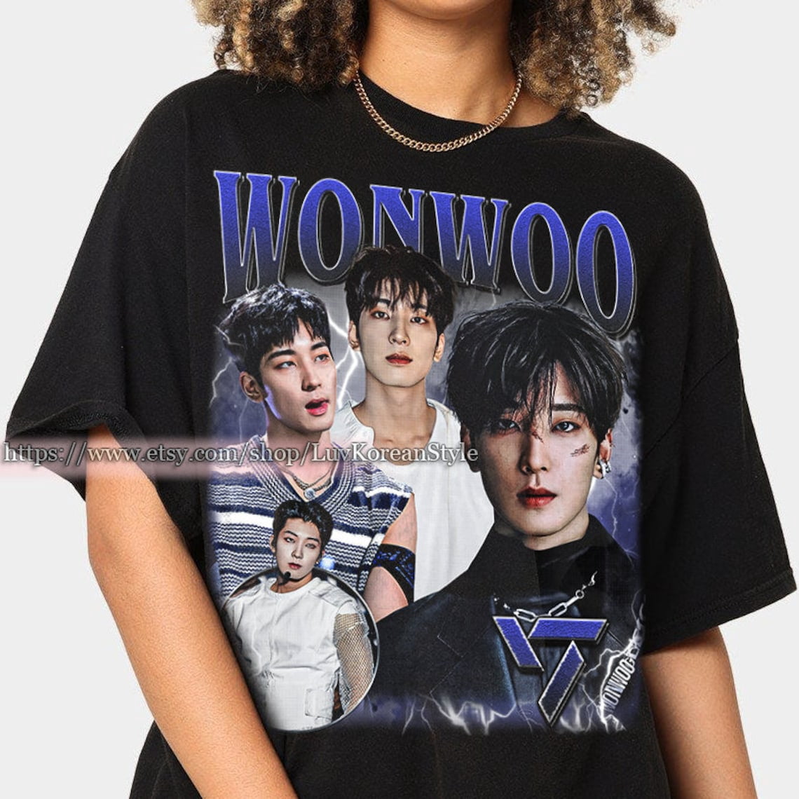 Limited Mingyu Seventeen Korean Pop Tshirt Vintage Unisex Shirt