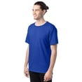 thumbnail image 4 of Hanes T-Shirt 4-Pack Mens Crewneck ComfortBlend EcoSmart Short Sleeve Lay Flat, 4 of 7
