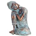 thumbnail image 1 of Estatua de Buda decorativa de estilo del sudeste asiático, estatuas de Buda pintadas a mano, esculturas, decoración de meditación, zen y yoga, decoración hindú y del este de Asia (n.º 1), 1 of 5