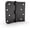 Oil Rubbed Bronze, variant on PETGLE 24 Pack 4in Black Door Hinges Interior Door Hinges Black Matte 4 x 4 Inch with Square & Round Corners, Iron Material