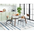 thumbnail image 3 of SAFAVIEH Montauk Oswald Geometric Striped Cotton Area Rug, Ivory/Navy, 8' x 10', 3 of 9