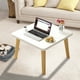 thumbnail image 5 of Mesa cuadrada de madera para sala de estar, mesa cuadrada de madera, mesa de balcón, mesa de té pequeña, mesa de centro concisa para dormitorio, mini mesa baja de pie, muebles Anthropologie, decoració, 5 of 6
