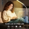 thumbnail image 4 of Shomterade 3-in-1 SAD Light Therapy Lamp , Floor Lamp with Remote, Adjustable Reading/Home/Office, 4 of 8