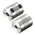 thumbnail image 3 of Uxcell 2PCS Motor Shaft 5mm to 7mm Helical Beam Coupler Coupling 25mm Dia 30mm Length, 3 of 6