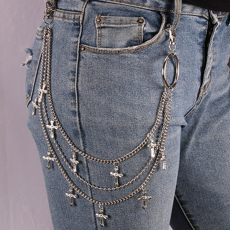 Belt chain top for jeans