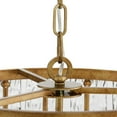 thumbnail image 4 of Progress Lighting Chevall 3-Light Pendant, Gold Ombre, Artisanal Glass, Modern Organic, Luxe, Transitional, 17" x 15.12", 4 of 12
