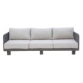 thumbnail image 7 of Cancun Aluminum Sofa Set with Dark Gray Rope in Silver Cushion, 7 of 7