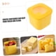 thumbnail image 3 of Recipiente para queso en lonchas Garneck para el frigorífico, caja de almacenamiento de mantequilla en lonchas con tapa, recipiente para mantequilla y queso para el frigorífico, alimentos y verduras, 3 of 7
