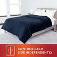 thumbnail image 2 of Sunbeam Poseidon Plush Heated Blanket Qn, 2 of 8