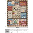 thumbnail image 2 of Read Book Throw Blanket Book Blanket for Boys Girls Book Lovers Gifts Blanket Soft Cozy Blanket for Home Bed Sofa 50"x40", 2 of 6
