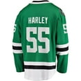 thumbnail image 3 of Men's Fanatics Thomas Harley Kelly Green Dallas Stars Home Premier Breakaway Player Jersey, 3 of 3