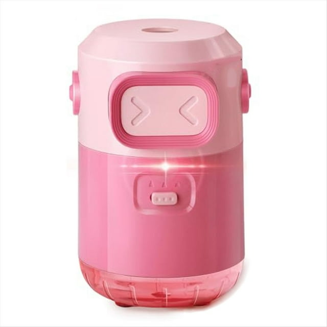 Sacapuntas Eléctrico para Niños, Automático, Recargable, Color Rosa.