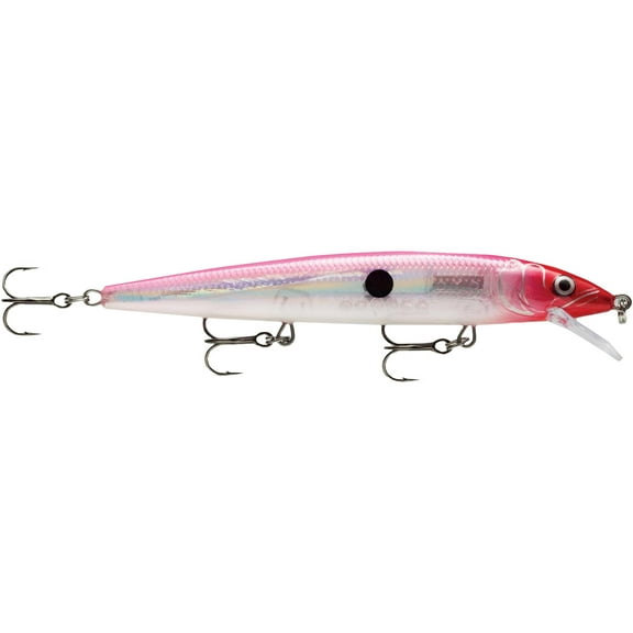 Rapala Husky Jerk 14 Fishing Lure - Glass Pink Clown